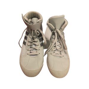 Adidas Mens Gray MMA Boxing Suede HVC 2 Wrestling Sneaker Shoes Size 8